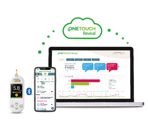 OneTouch Reveal® mobile app capabilities