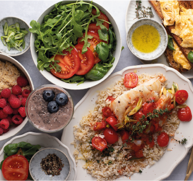 Healthy can be full of ﬂavor!